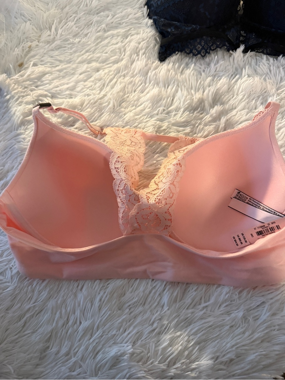 Peach Lace-Back front closure T-Shirt Bra 36C
NWT - Picture 4 of 9